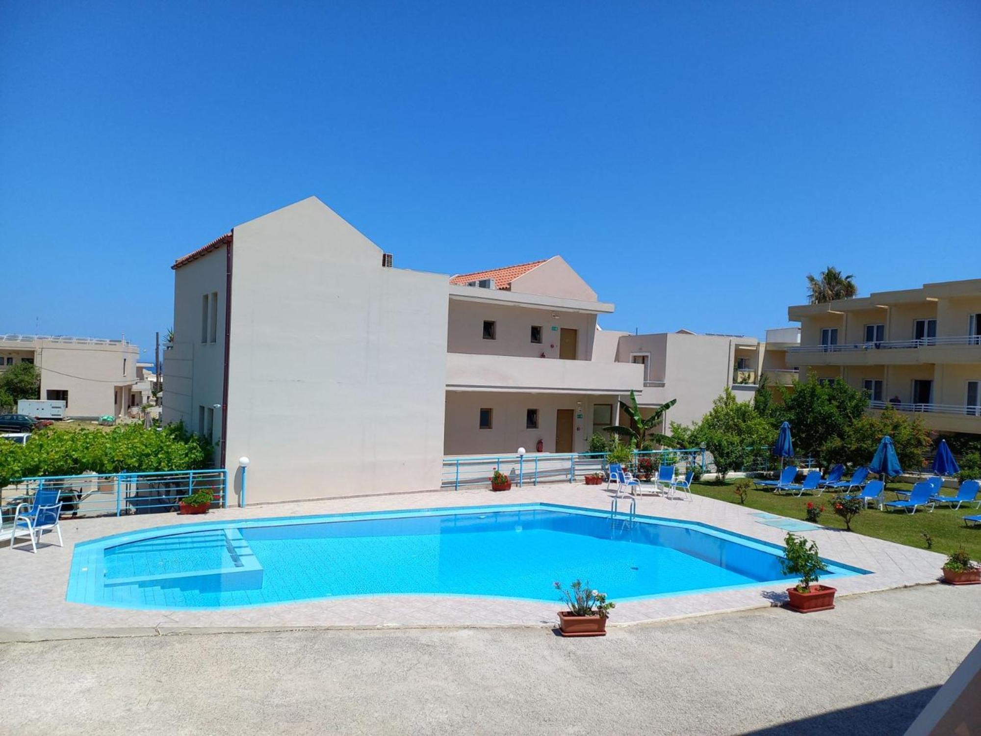 Litinas Apartments With Pool Агия-Марина Экстерьер фото